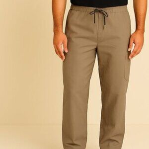 L.O.G.G. Sport Men's Casual Beige Drawstring Waist Cargo Pant Size XL